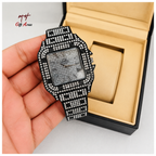 Luxury Rhinestone Gold watch for Women/Men