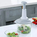 Multi-Function Hand Pushing Cooker Chopper with 4-Blades,